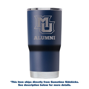 Marquette 20oz Navy Alumni Tumbler