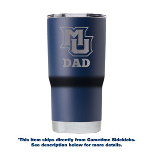 Marquette 20oz Navy Dad Tumbler
