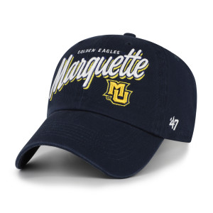 47 Brand Classic Franchise Fitted Cap - Navy - MARQUETTE