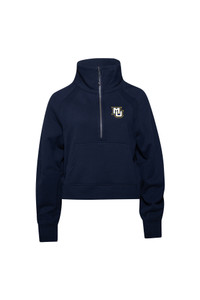 luluemon Women's Scuba Oversized Funnel Neck Half-Zip Sweatshirt - Navy