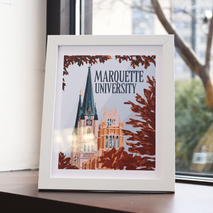 11"x14" Marquette University Print - Framed 11"x14" Marquette University Print - Framed