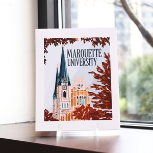 11"x14" Marquette University Print 11"x14" Marquette University Print