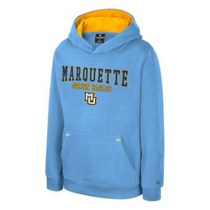 Colosseum Youth Land Hooded Sweatshirt - Blue/Gold