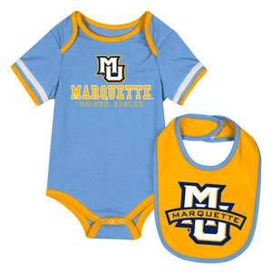 Colosseum Infant Onesie and Bib Set - Blue