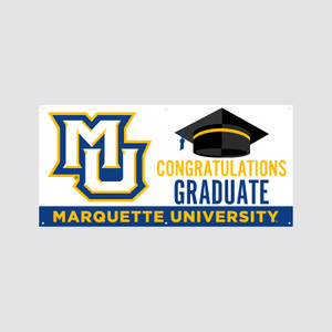 Graduate Marquette University 4x8 Banner