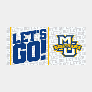 Let's Go! 2x4 Marquette Banner