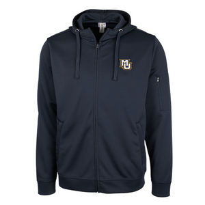 Clique Lift Eco Performance Full Zip Unisex Hooded Sweatshirt - Navy Clique Lift Eco Performance Full Zip Unisex Hooded Sweatshirt - Navy