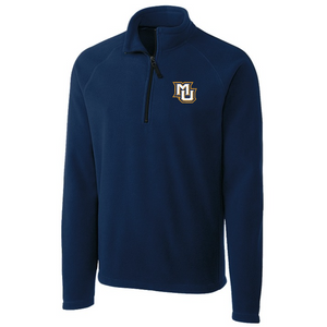 Clique Summit Performance Fleece Half Zip Mens Pullover - Navy Clique Summit Performance Fleece Half Zip Mens Pullover - Navy