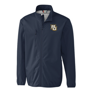 Clique Trail Eco Stretch Softshell Full Zip Mens Jacket - Dark Navy Clique Trail Eco Stretch Softshell Full Zip Mens Jacket - Dark Navy