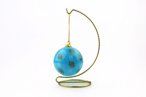 MCM Handpainted MU Ornament Blue