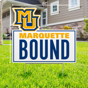 Marquette Bound Lawn Sign Marquette Bound Lawn Sign
