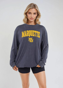 Chicka-d Women's Timeless Long Sleeve T-Shirt - Navy