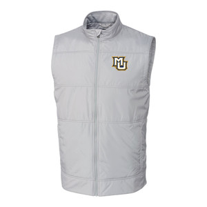 Cutter & Buck Men's Stealth Hybrid Quilted Tall Windbreaker Vest - Polished Cutter & Buck Men's Stealth Hybrid Quilted Tall Windbreaker Vest - Polished