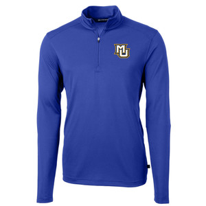 Cutter & Buck Men's Tall Virtue Eco Pique Recycled Quarter-Zip -Tour Blue Cutter & Buck Men's Tall Virtue Eco Pique Recycled Quarter-Zip -Tour Blue