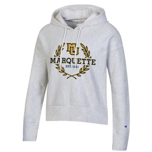 Champion Women's Reverse Weave Hooded Sweatshirt - Silver Grey