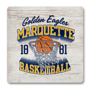 L2 Free Throw Square Wood Magnet