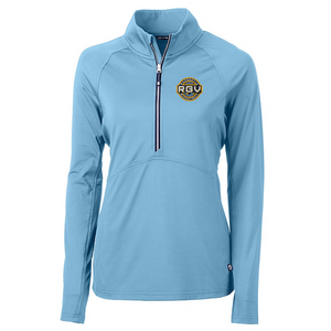 RGV Cutter & Buck Women's Adapt Eco Knit Half-Zip Pullover - Atlas RGV Cutter & Buck Women's Adapt Eco Knit Half-Zip Pullover - Atlas