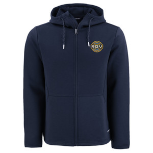 RGV Cutter & Buck Men's Roam Epic Comfort Recycled Full-Zip Hooded Jacket - Navy Blue RGV Cutter & Buck Men's Roam Epic Comfort Recycled Full-Zip Hooded Jacket - Navy Blue
