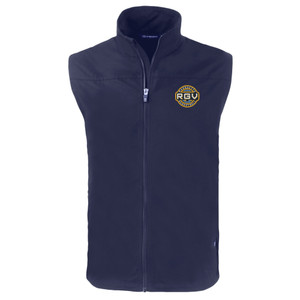 RGV Cutter & Buck Men's Charter Eco Recycled Full-Zip Vest - Navy Blue RGV Cutter & Buck Men's Charter Eco Recycled Full-Zip Vest - Navy Blue