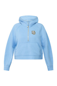 lululemon Women Scuba OZ 1/2 Zip Hood Proud Cloud