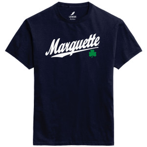 L2 Script Shamrock Tee Navy