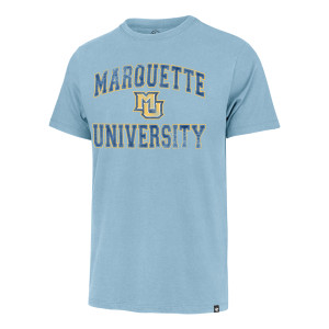 47 Brand Fieldhouse Franklin Tee Blue - MARQUETTE UNIVERSITY