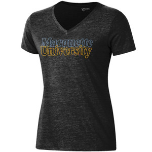 Gear Women's Tri-Blend V-Neck Tee Gunsmoke Heather