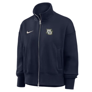 Nike Women's Phoenix Fleece Track Jacket Navy