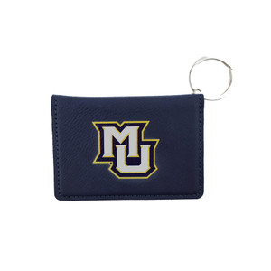 Leather ID Holder Navy