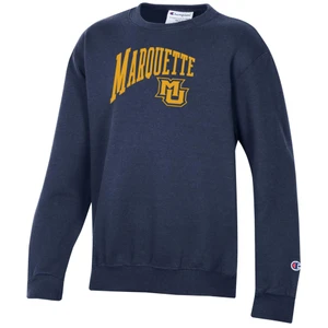 Champion Youth Tapered Arch Crew Navy