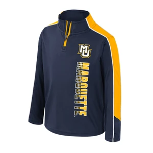 Colosseum Toddler Bandit 1/4 Zip Navy/Gold