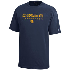 Champion Youth Outline Tee Navy