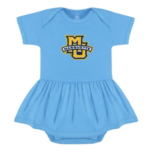 Creative Knitwear Infant Picot Bodysuit Dress Blue