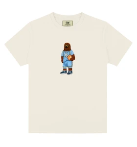 Crew Dog Golden Eagle Basketball Tee Cream