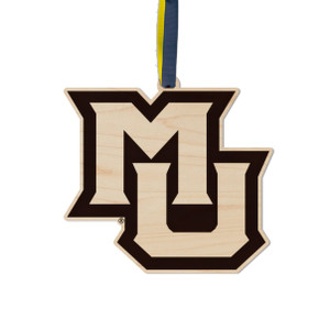 MU Wood Ornament - Maple