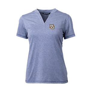 Women's Marquette Forge Eco Heather Blade Top Indigo Heather Women's Marquette Forge Eco Heather Blade Top Indigo Heather