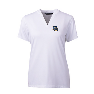 Women's Marquette Forge Eco Heather Blade Top White Women's Marquette Forge Eco Heather Blade Top White