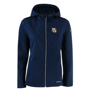 Women's Marquette Evoke Eco Softshell Full Zip Jacket Navy Blue Women's Marquette Evoke Eco Softshell Full Zip Jacket Navy Blue