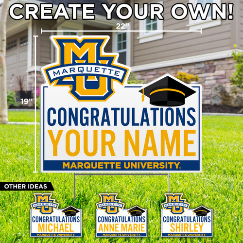 Customized Grad Lawn Sign - Personalization