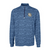 Marquette Traverse Camo Quarter Zip Pullover Navy