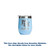 Marquette 12oz Stemless Blue Dad Tumbler