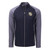 Cutter & Buck Men's Adapt Eco Knit Hybrid Recycled Tall Full-Zip Jacket - Navy Blue Heather/Navy Blue