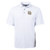 Virtue Eco Pique Tile Print Recycled Mens Big & Tall Polo - White