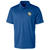 Cutter & Buck Men's Prospect Eco Textured Stretch Recycled Short Sleeve Polo - Tour Blue