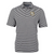 Virtue Eco Pique Stripe Recycled Mens Polo - Black