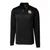 Traverse Stretch Eco Stripe Quarter Zip Mens Pullover - Black