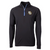 Adapt Eco Knit Stretch Recycled Mens Quarter Zip Pullover - Black/Tour Blue