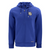Roam Eco Recycled Half Zip Mens Hooded Pullover - Tour Blue