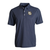 Pike Eco Symmetry Print Stretch Recycled Mens Polo - Navy