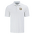 Forge Eco Fine Line Stripe Stretch Recycled Mens Polo - White